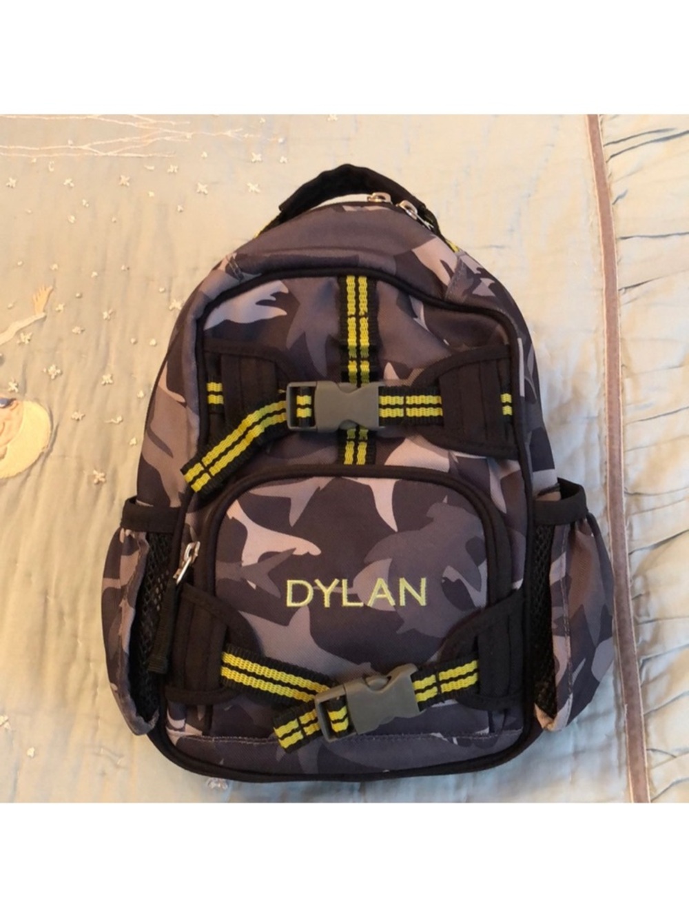PB Kids Mackenzie Shark Camo Preschool Backpack
